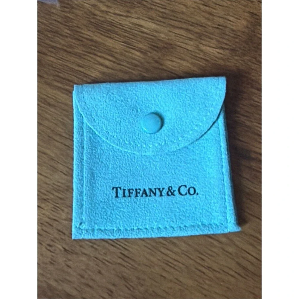 Tiffany & Co Empty Small Blue Jewelry Pouch
